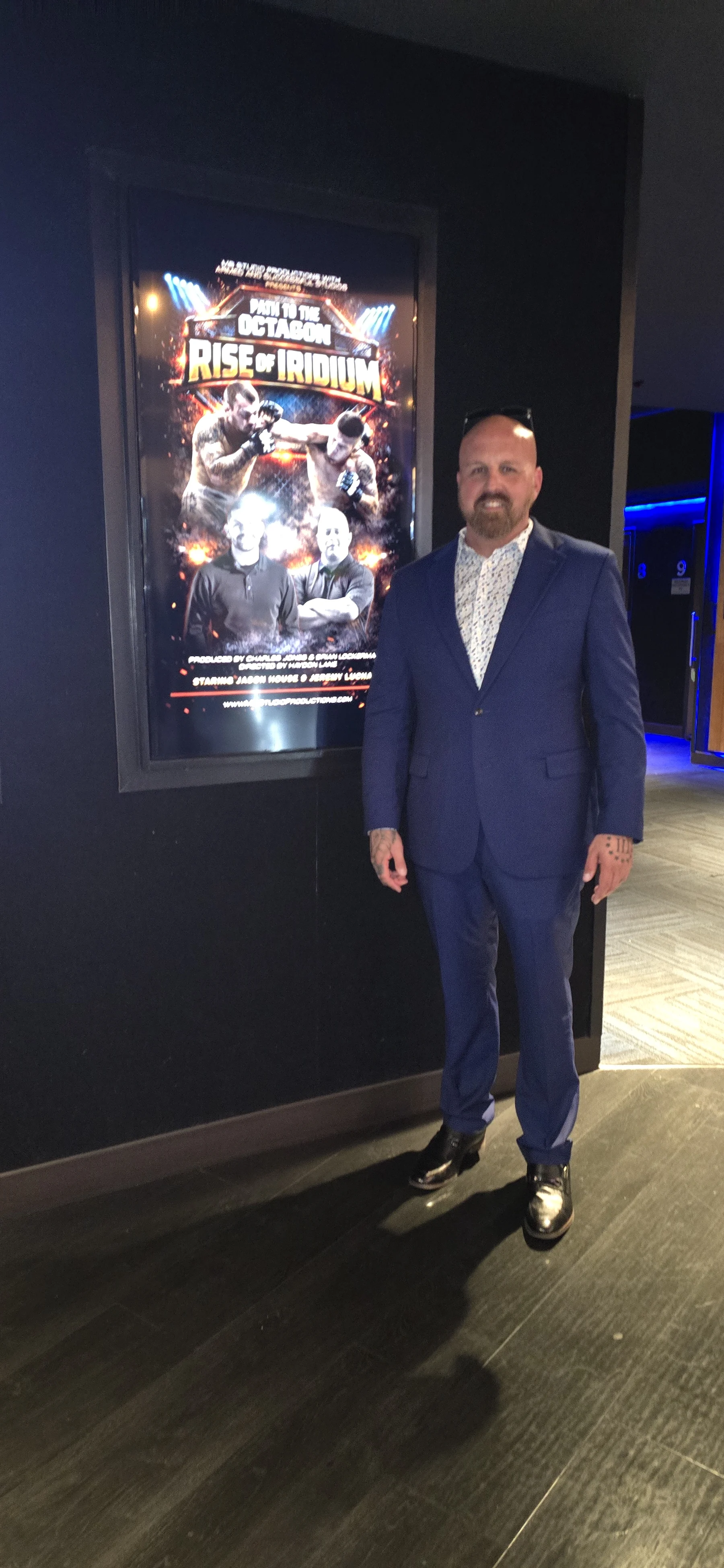 Charles Jones at the Path to the Octagon Rise of Iridium preview premiere event